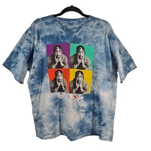 Chemistry Poetic Justice 2 Pac Tie Dye T-Shirt Men Size XL Blue